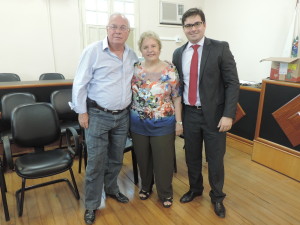 Des. Walmir Ribeiro, Des. Eunice Caldas e Juiz Diretor do Fórum de Cambuci, Dr. Paulo Vitor Ciqueira