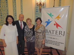 Carol Murta Ribeiro, Des. Murta Ribeiro, Des. Eunice Caldas e Sílvia Monte, Diretora do CCPJ.